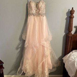 Pink prom dress